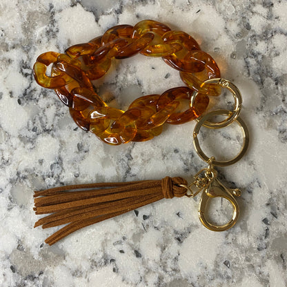 Keychain - Link Bracelet with Tassel