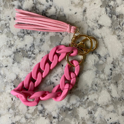 Keychain - Link Bracelet with Tassel