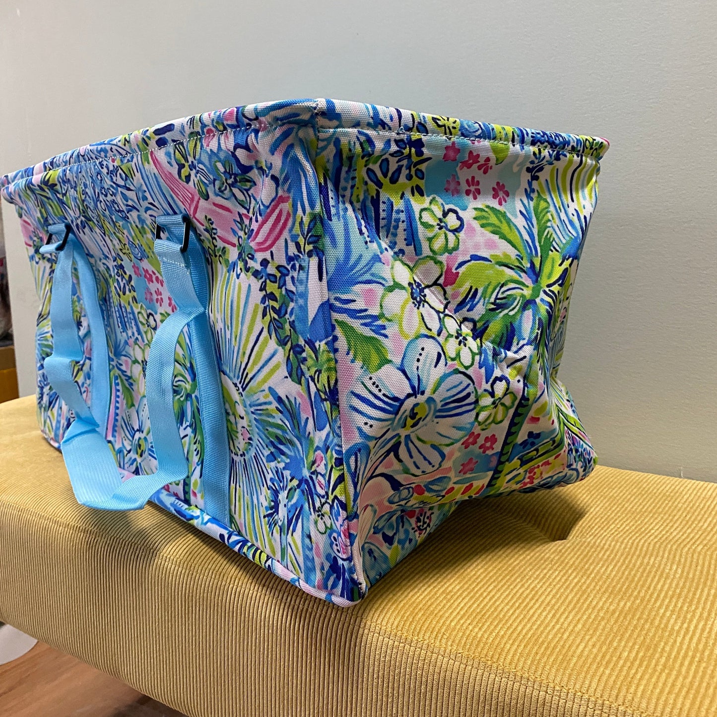 Rectangle Utility Tote - Abstract Turtle