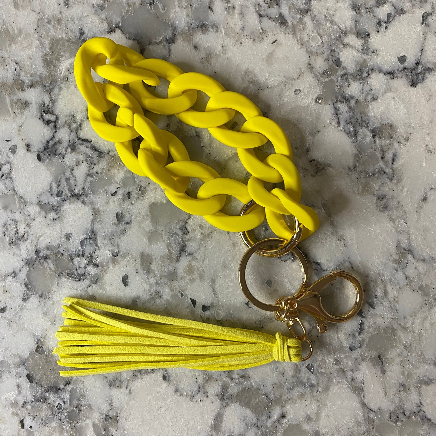 Keychain - Link Bracelet with Tassel