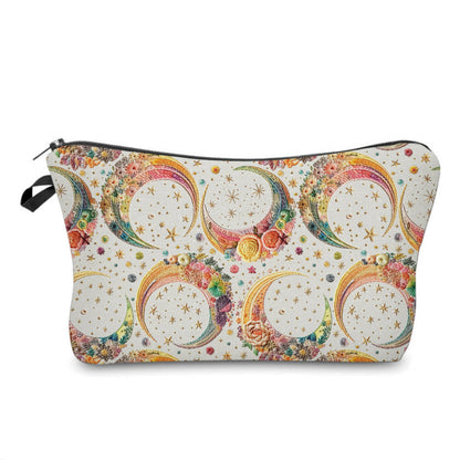 Pouch - Moon, Colorful Embroidery Smaller Print MNC