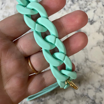 Keychain - Link Bracelet with Tassel