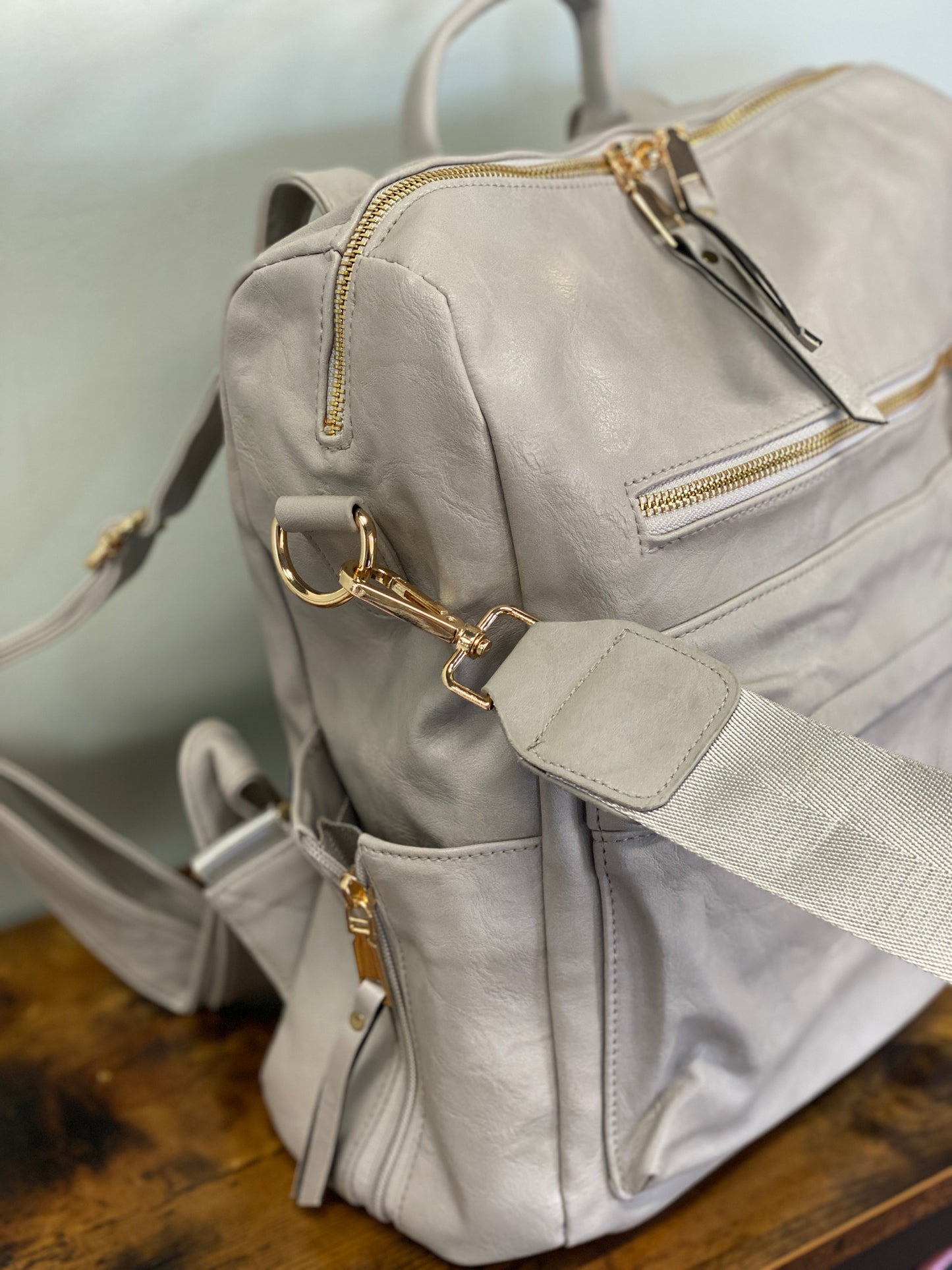 Brooke Backpack - Light Grey