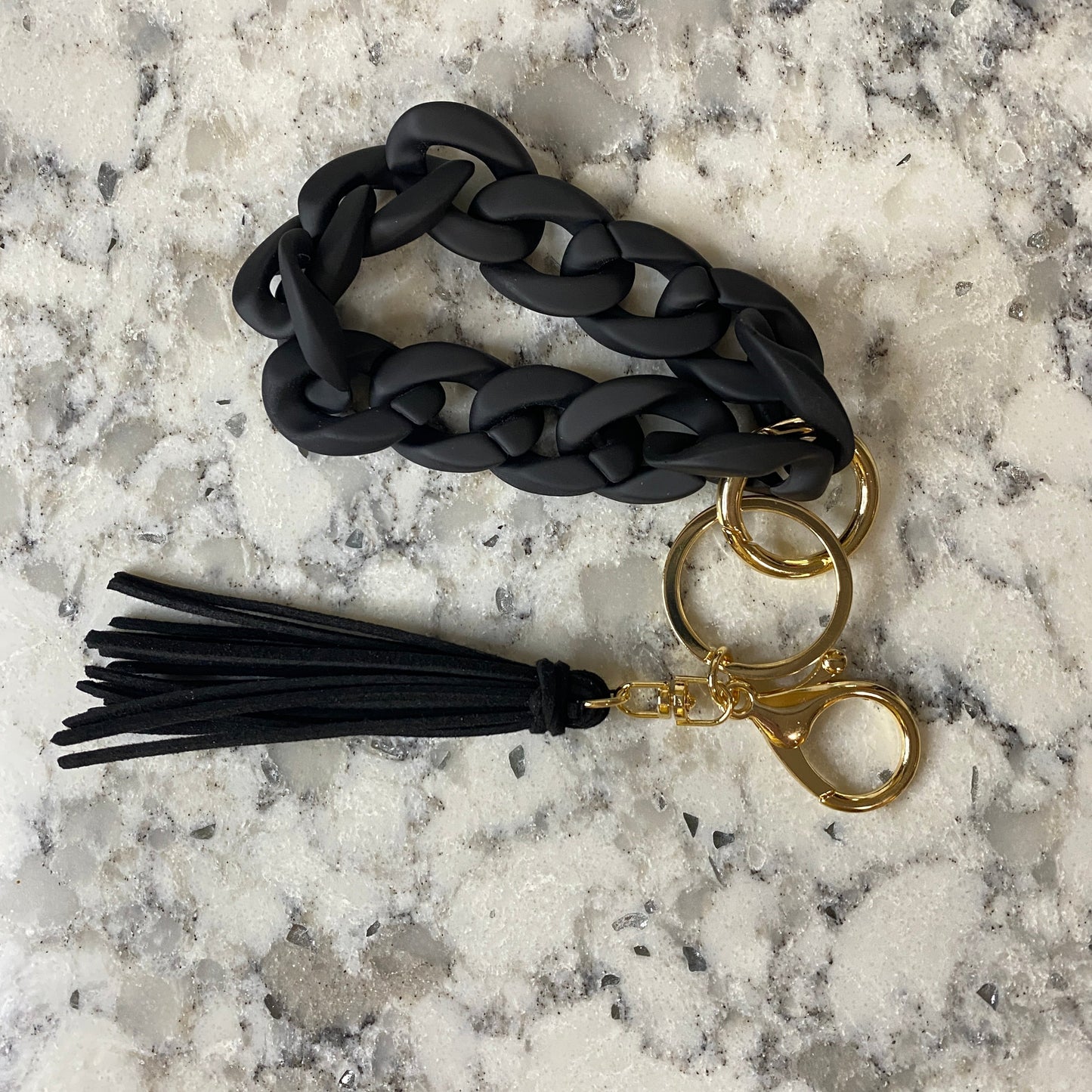 Keychain - Link Bracelet with Tassel