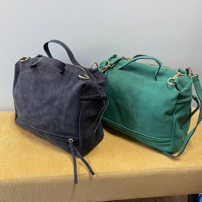 Quinn - Suede Handbag MNC