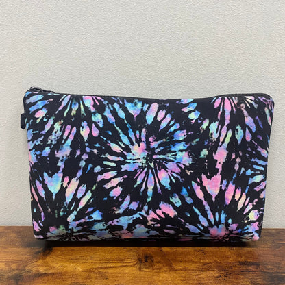 Pouch - Tie Dye Black Rainbow