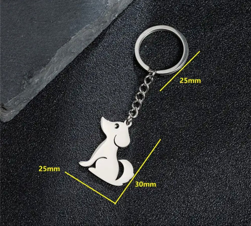 Keychain - Sitting Dog MNC